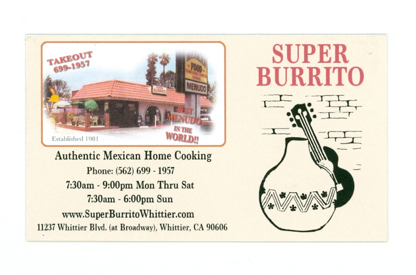 Super Burrito Card